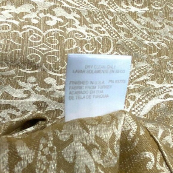 Set 8 Rare Croscill Valances Discontinued Triomphe Gold Luxury Designer Lot - Picture 6 of 6